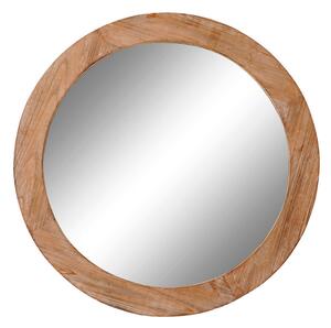 Wall mirror DKD Home Decor Brown Natural Alpino 66 x 5 x 66 cm