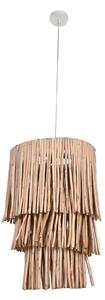 Ceiling Light Home ESPRIT Natural Eucalyptus wood 50 W 50 x 50 x 90 cm