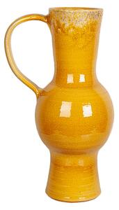 Vase Romimex Mustard Ceramic 30 x 50 x 20 cm With handle