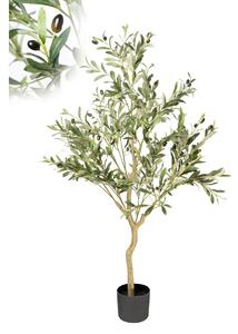 Decorative Tree Romimex Plastic Olive tree 80 x 130 x 90 cm 90 x 130 x 80 cm