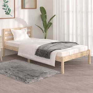 Bed Frame Solid Wood Pine 90x190 cm Single