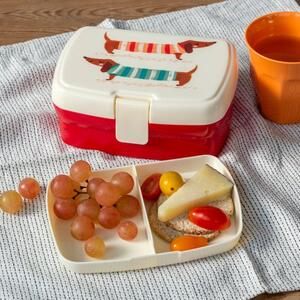 Adult Sausage Dog Lunch Box With Tray