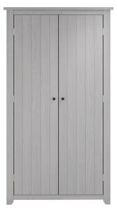 Havanan Wooden Wardrobe With 2 Doors In Grey