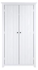 Havanan Wooden Wardrobe With 2 Doors In White