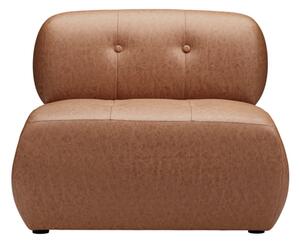 Rawlins Faux Leather Accent Chair In Tan