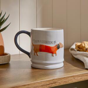 Sam the Sausage Dog Mug Blue