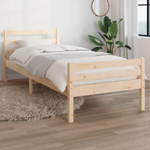 Bed Frame without Mattress Solid Wood 75x190 cm Small Single Small Single