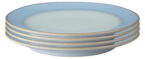 Modus Topaz Blue Set Of 4 Dinner Plate