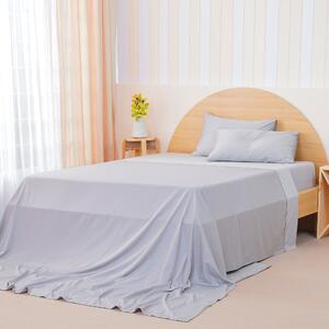 Ackly Bamboo - Dove Grey Flat Sheet, King