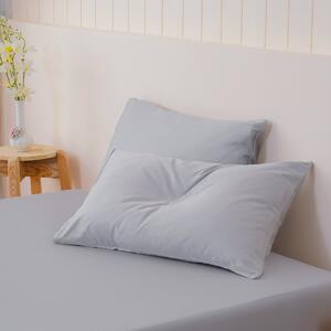 Ella Cotton - Dove Grey Pillowcases Pair