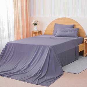 Ackly Bamboo - Charcoal Flat Sheet, Super King