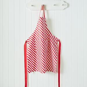 Catherine Lansfield Christmas Candy Cane Apron Red