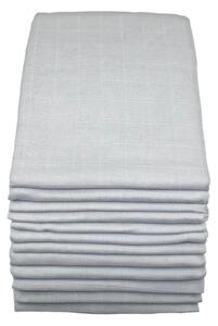 MuslinZ 12 Pack Muslin Squares 70x70cm - Grey