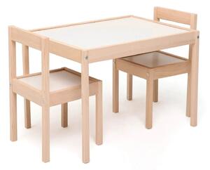 Montessori Wooden Table and Chair Set for Kids