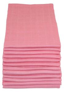 MuslinZ 12 Pack Muslin Squares 70x70cm - Pink