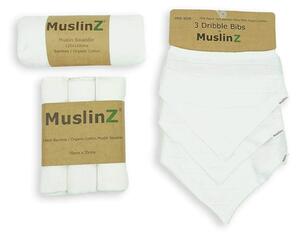 MuslinZ Bamboo/Organic Cotton Muslin Set - White