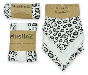 MuslinZ Bamboo/Organic Cotton Muslin Set - Leopard