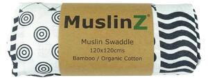 MuslinZ Bamboo/Organic Cotton Muslin Swaddle 120x120cm - Sensory