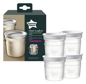 Tommee Tippee Closer to Nature Breast Milk Storage Containers Pack of 4