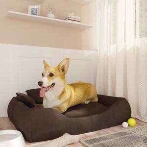 Dog Cushion with Pillows Brown 75x58x18 cm Oxford Fabric