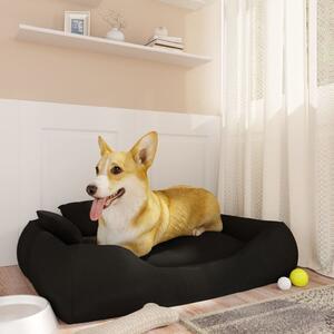 Dog Cushion with Pillows Black 75x58x18 cm Oxford Fabric