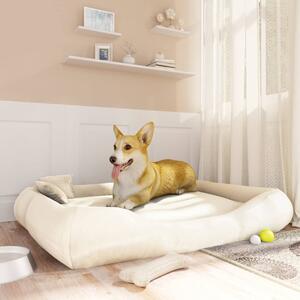 Dog Cushion with Pillows Beige 135x110x23 cm Oxford Fabric