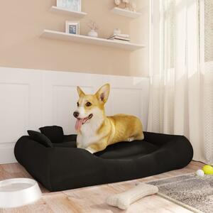 Dog Cushion with Pillows Black 89x75x19 cm Oxford Fabric