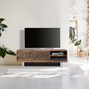 Indus Valley Railway Sleeper TV Unit for TVs up to 55 Natural