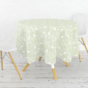 William Morris Forest Life Circular Tablecloth Forest Life Green