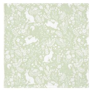 William Morris Forest Life Pack Of 4 Napkins Forest Life Green