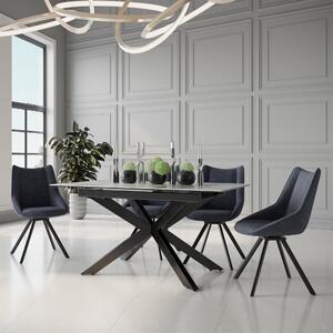 Indus Valley Apollo 6 Seater Extending Dining Table Grey