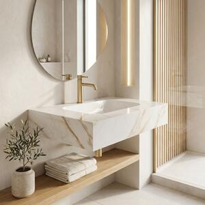 Wall-hung washbasin REA Aresa Grey Gold 70