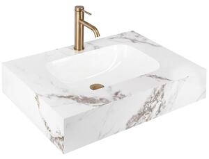 Wall-hung washbasin REA Aresa Cold Jade 70