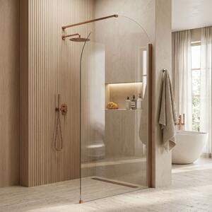 Shower screen Rea Heaven Brush Copper 100