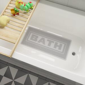 BATH Print Bath Mat Grey