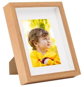 3D Box Photo Frames 5 pcs Oak 20x25 cm for 13x18 cm Picture