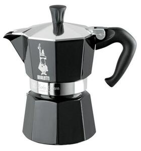 Italian Coffee Pot Bialetti Moka Express Black Aluminium 6 Cups