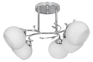 Ceiling Light Activejet AJE-IRMA 5P White Black Silver Metal 40 W 50,9 x 28 x 46 cm