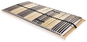 Slatted Bed Base without Mattress with 42 Slats 7 Zones 140x200 cm