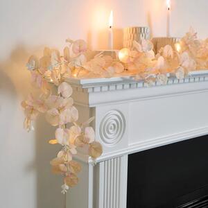 Artificial Eucalyptus 15 LED Lit Garland