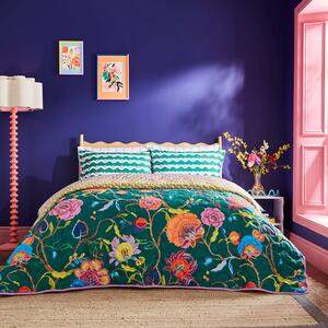 Sophie Robinson Enchanted Floral Cotton Bedspread