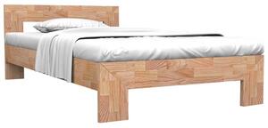 Bed Frame without Mattress Solid Oak Wood 160x200 cm