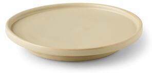 Decorative tray - Stoneware. Ø19 x 3 cm. - Dusty Green - Søstrene Grene