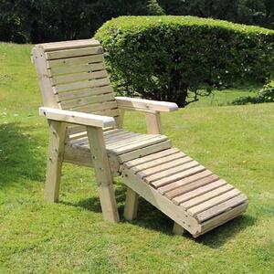 Elmira Wooden Garden Seating Chair In Natural
