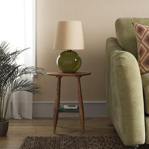 Haider Side Table, Acacia Wood Light Wood