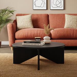 Kalpen Coffee Table, Mango Wood Black