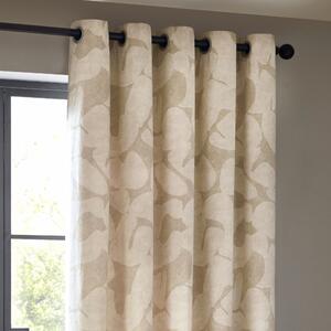 Brinn Unlined Natural Eyelet Curtains Natural