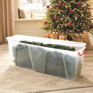 Strata 110L Clear Plastic Christmas Tree Box