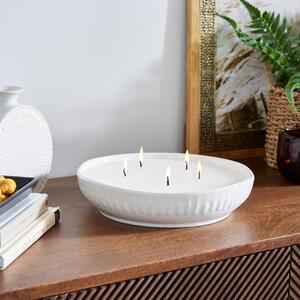 Global Zen Fig & Cedarwood RoundWick Candle White