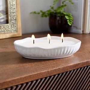 Global Zen Fig & Cedarwood OvalWick Candle White
